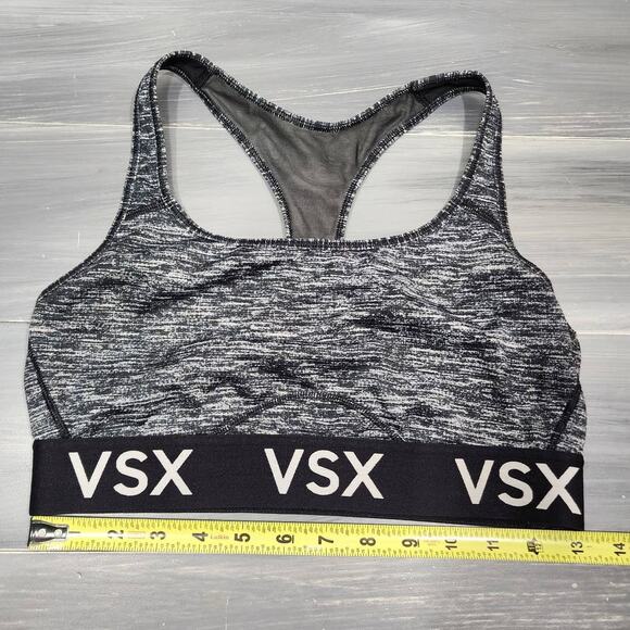 Victoria's Secret Sports Bra Victoria Sport T Back Large Black and Gray - Picture 8 of 8